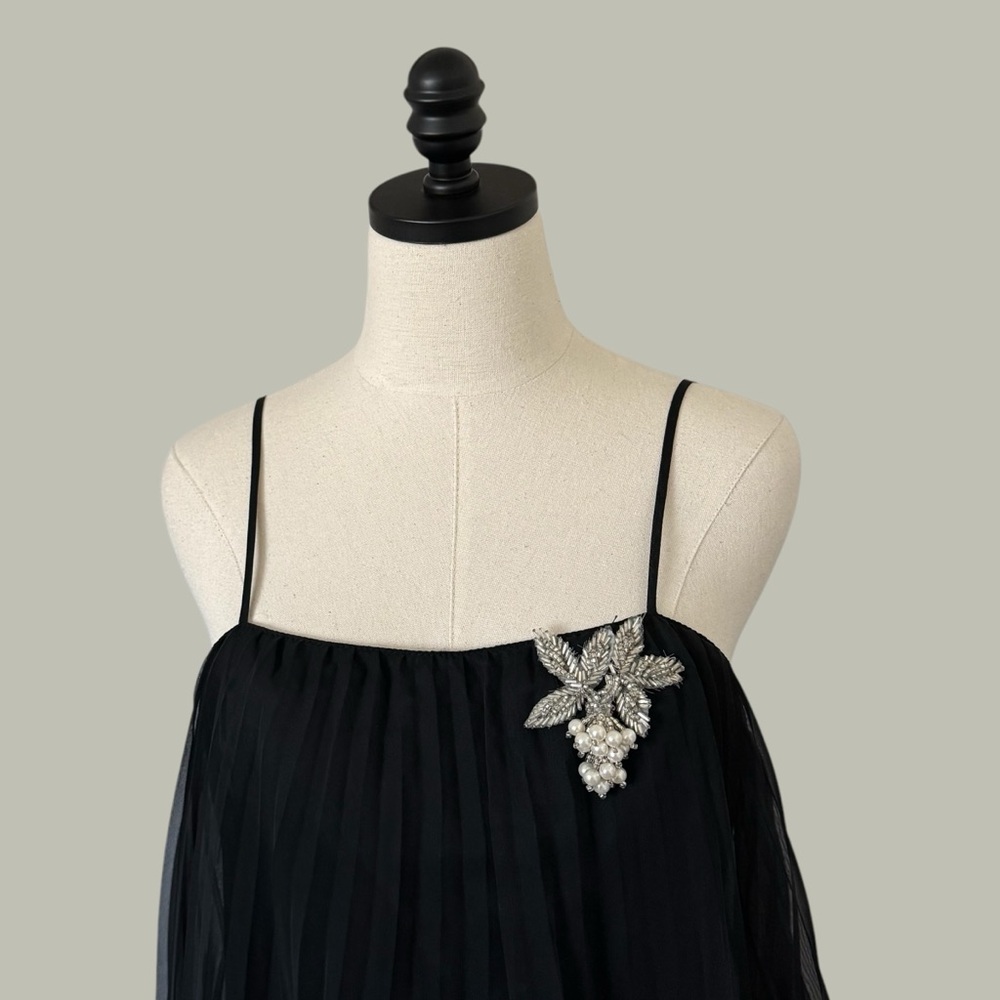 vintage 70s pleated bubble dress New Leaf by Samir size S/XS - Picture 5 of 16